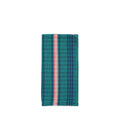 Cotton Tartan Napkin in Green, Navy Blue & Red